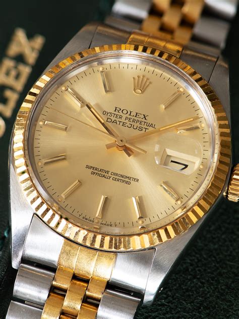 rolex datejust circa 1986|rolex datejust 36mm champagne dial.